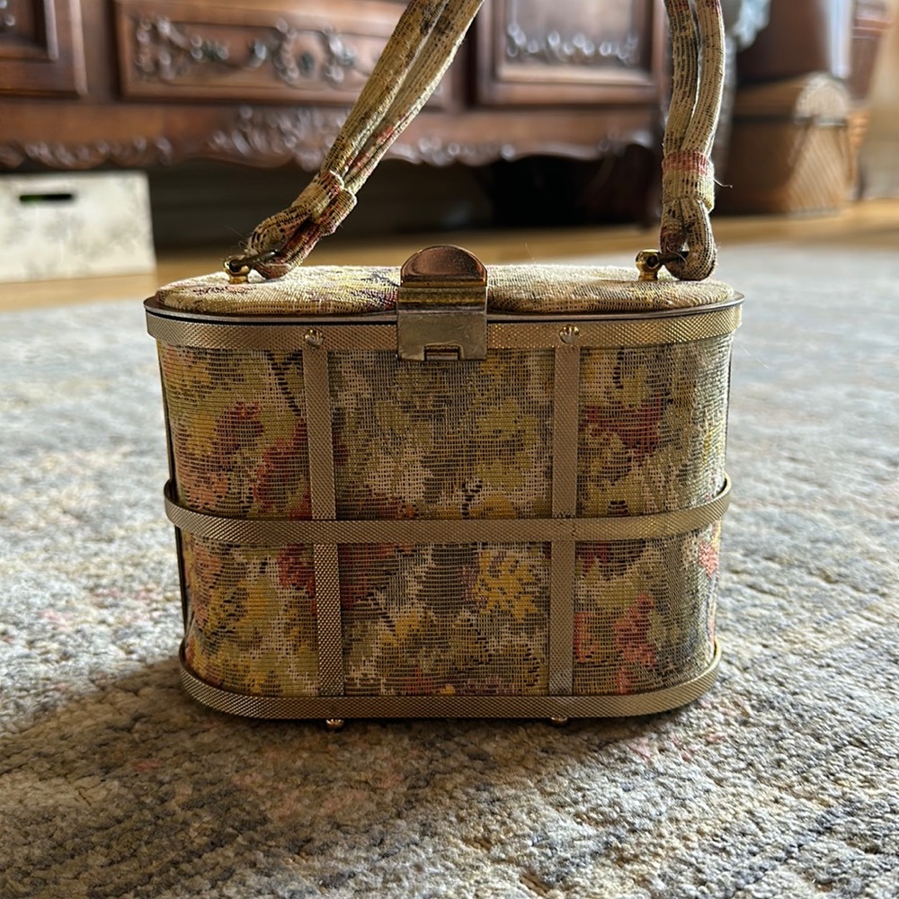 Vintage 1960’s Etra Top Handle Caged Bag